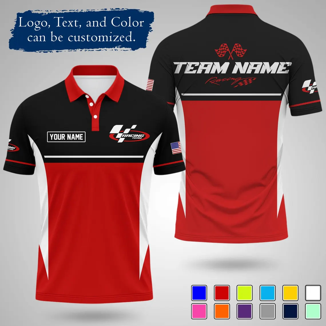 Polo Shirt Pique - 2026 New Custom Racing Polo Shirt