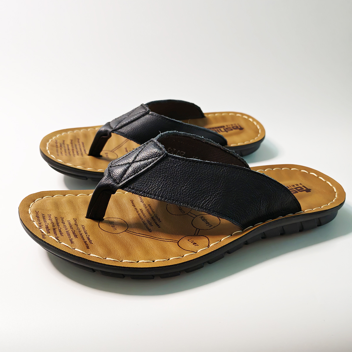 Flip Flop Leather Men - Summer Shoes Men Slippers Genuine Leather