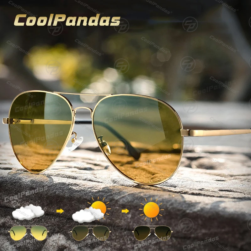 Photochromic Sunglasses Men Po - огляд і ціна Sunglasses Aviator Polarized