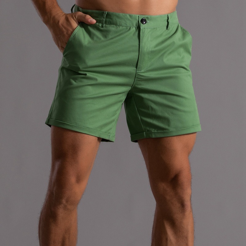 Men Slim Fit Chino Shorts Roll - огляд і ціна Shorts Chino Slim