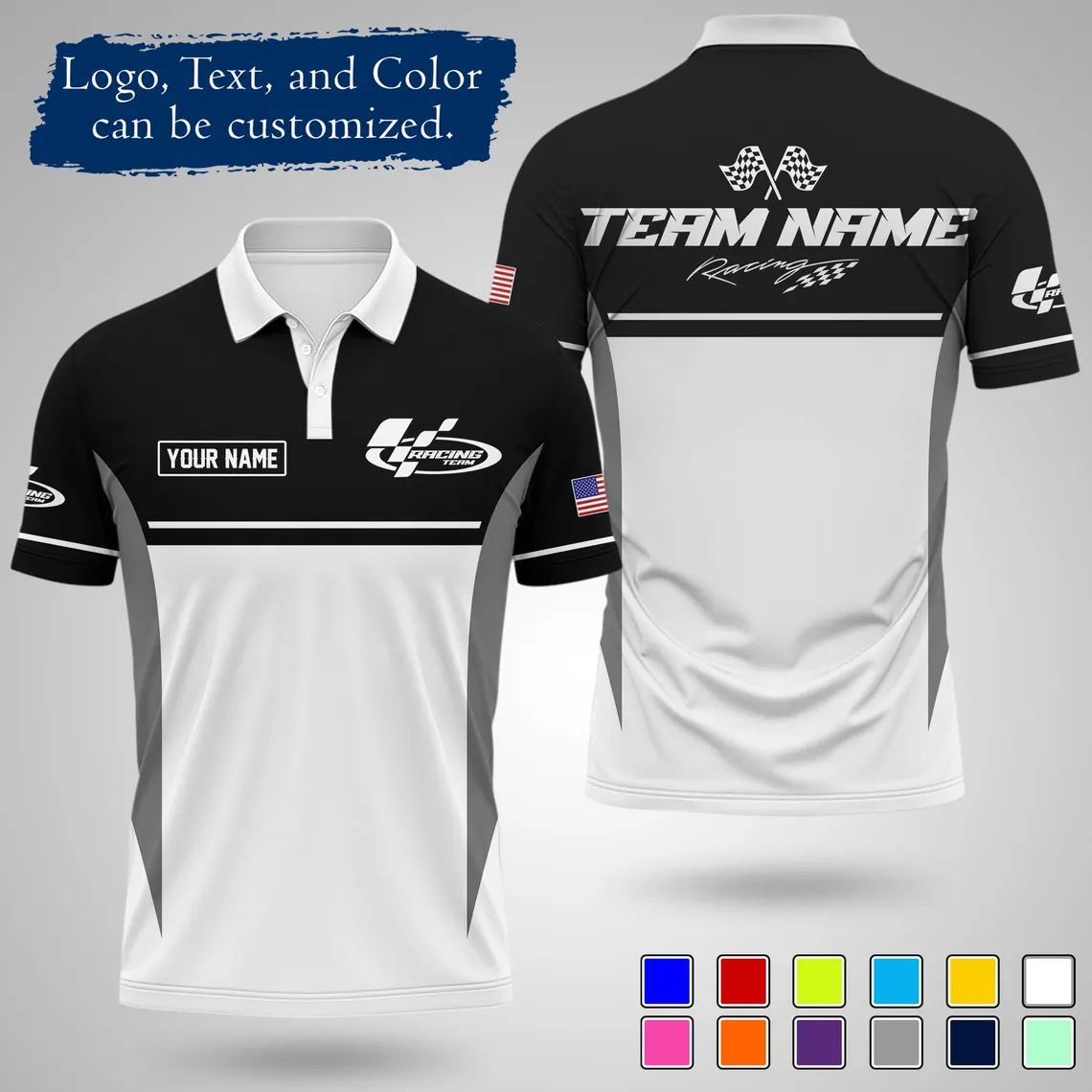 2026 New Custom Racing Polo Sh - огляд і ціна Polo Shirt Pique