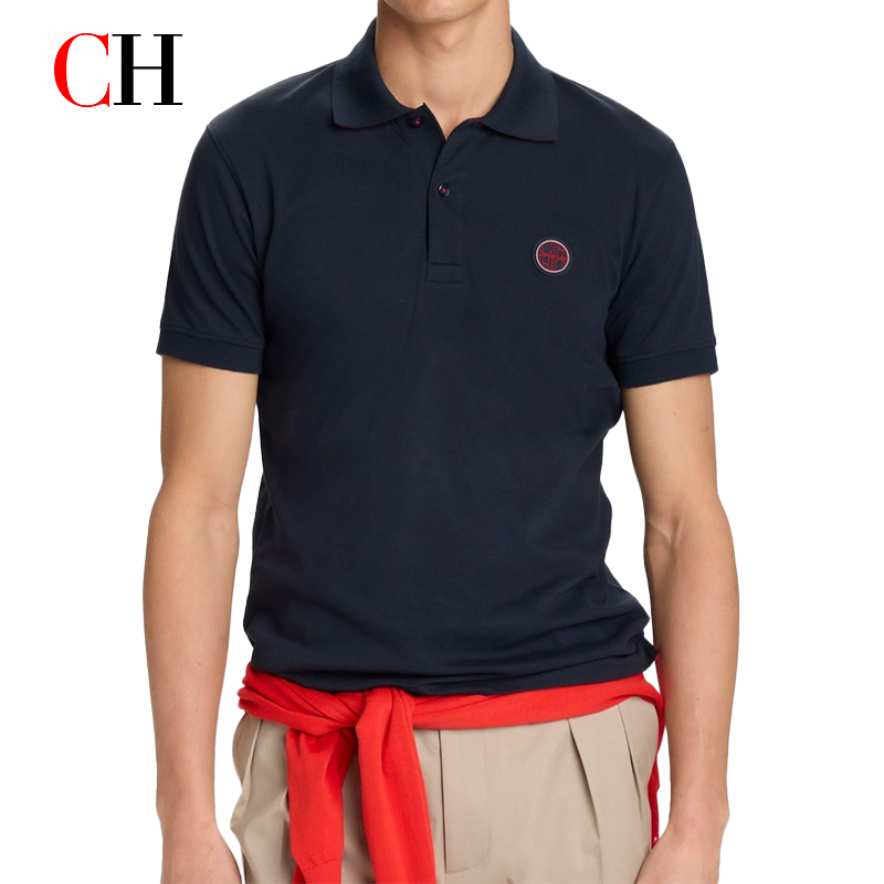 CH Red Accent Circular Rubber  - огляд і ціна Polo Shirt Pique