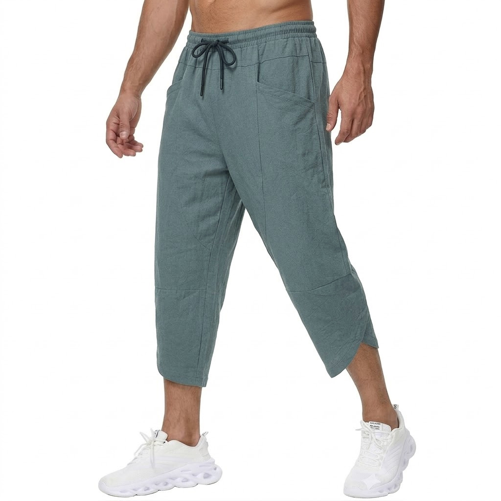 Summer Men's Linen Casual Shor - огляд і ціна Short Linen Drawstring