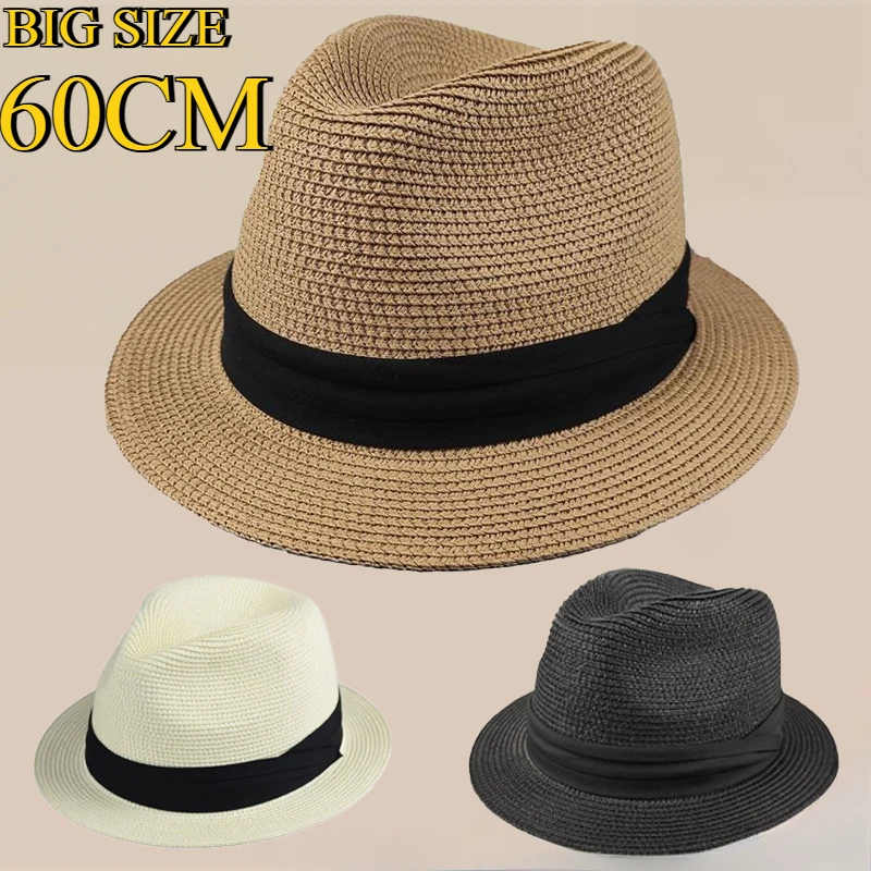 New Big Size Narrow Brim 4cm S - огляд і ціна Bucket Hat Straw