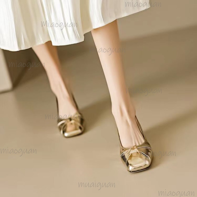 Cover Toe Low Heel Pumps Women - огляд і ціна Casual Sandal Leather