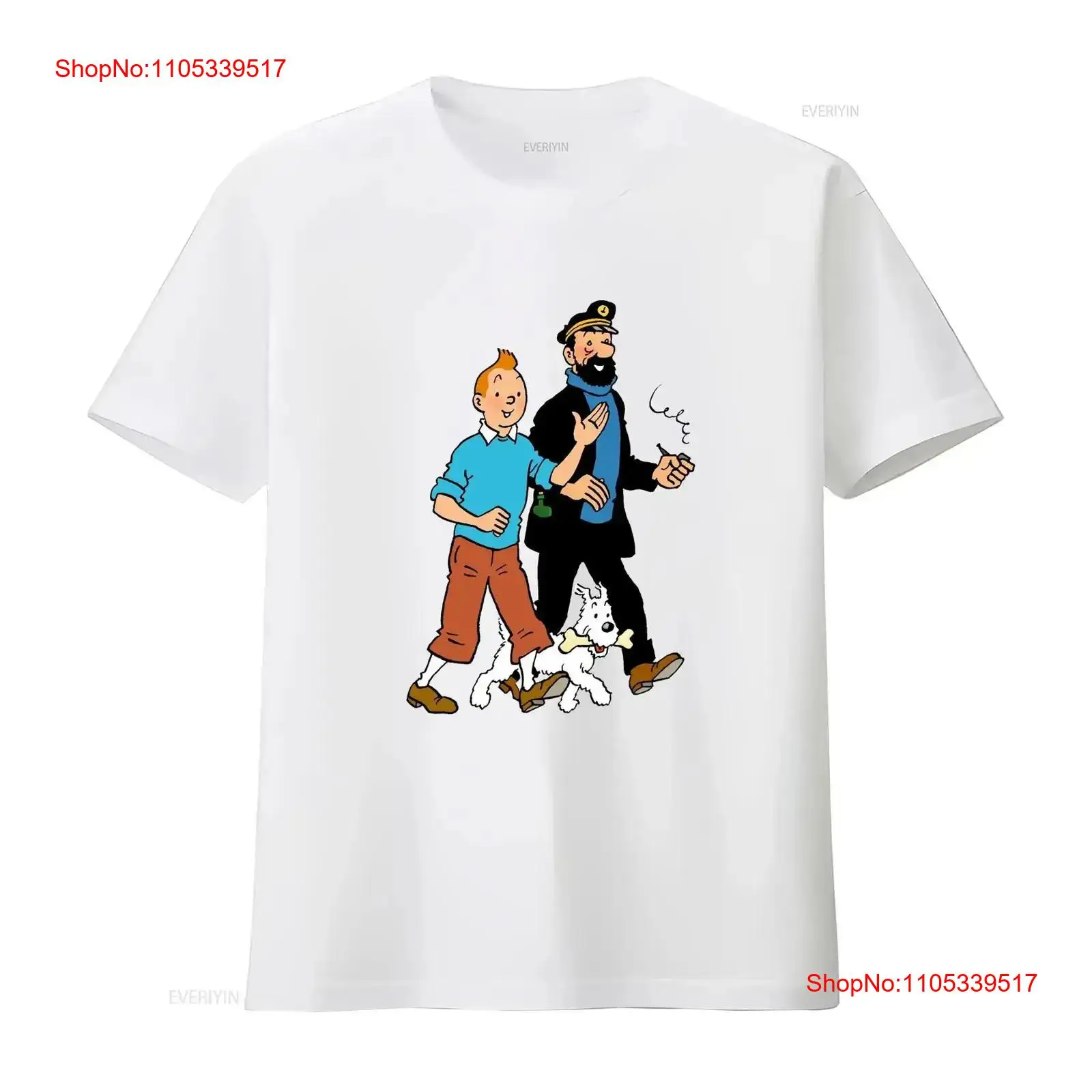 Walking With Captain Haddock C - огляд і ціна Tee Graphic Print