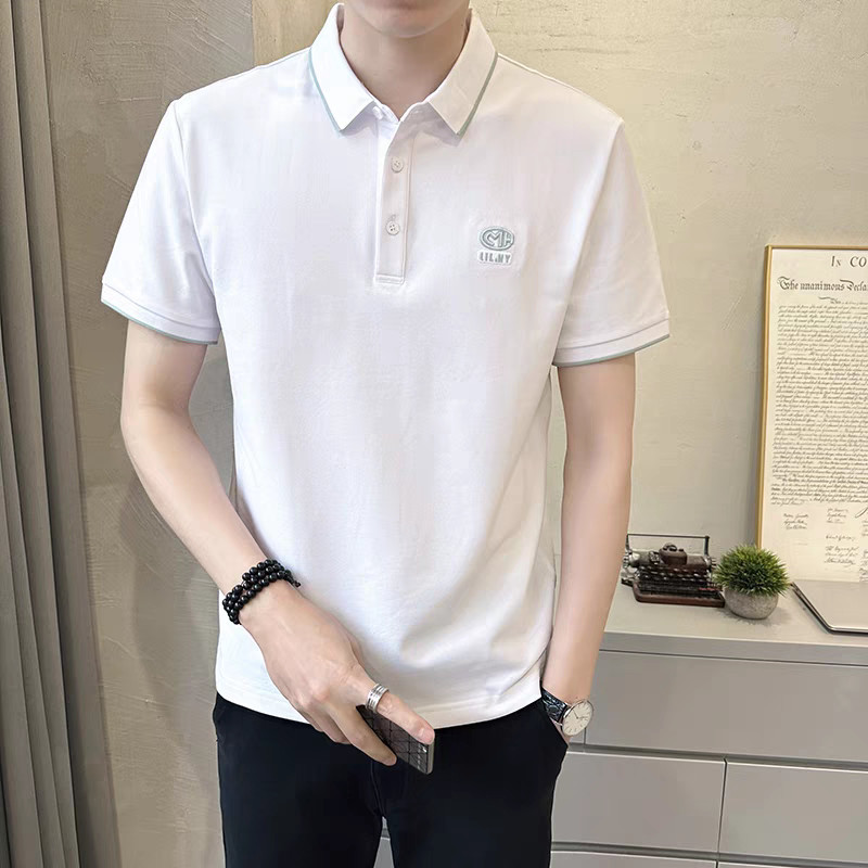 New Men's Polo Shirt Summer Sh - огляд і ціна Polo Shirt Pique