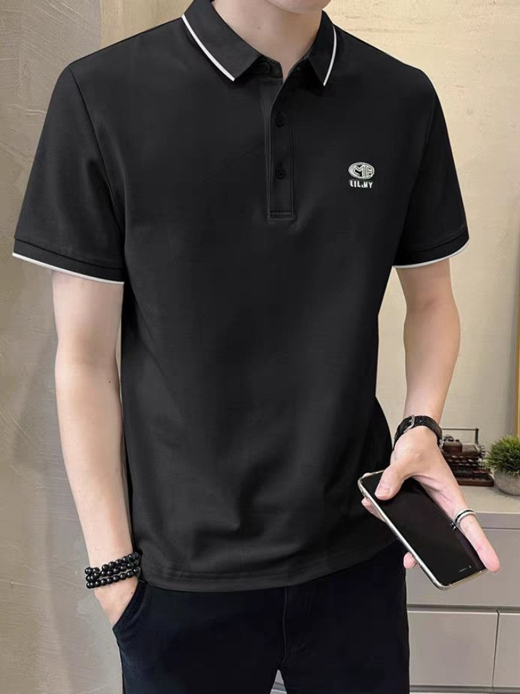New Men's Polo Shirt Summer Sh - огляд і ціна Polo Shirt Pique