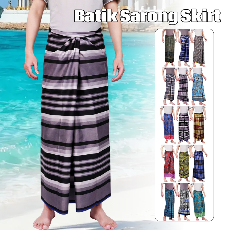 Men Women Batik Sarong Skirt E - огляд і ціна Sarong Men Wrap