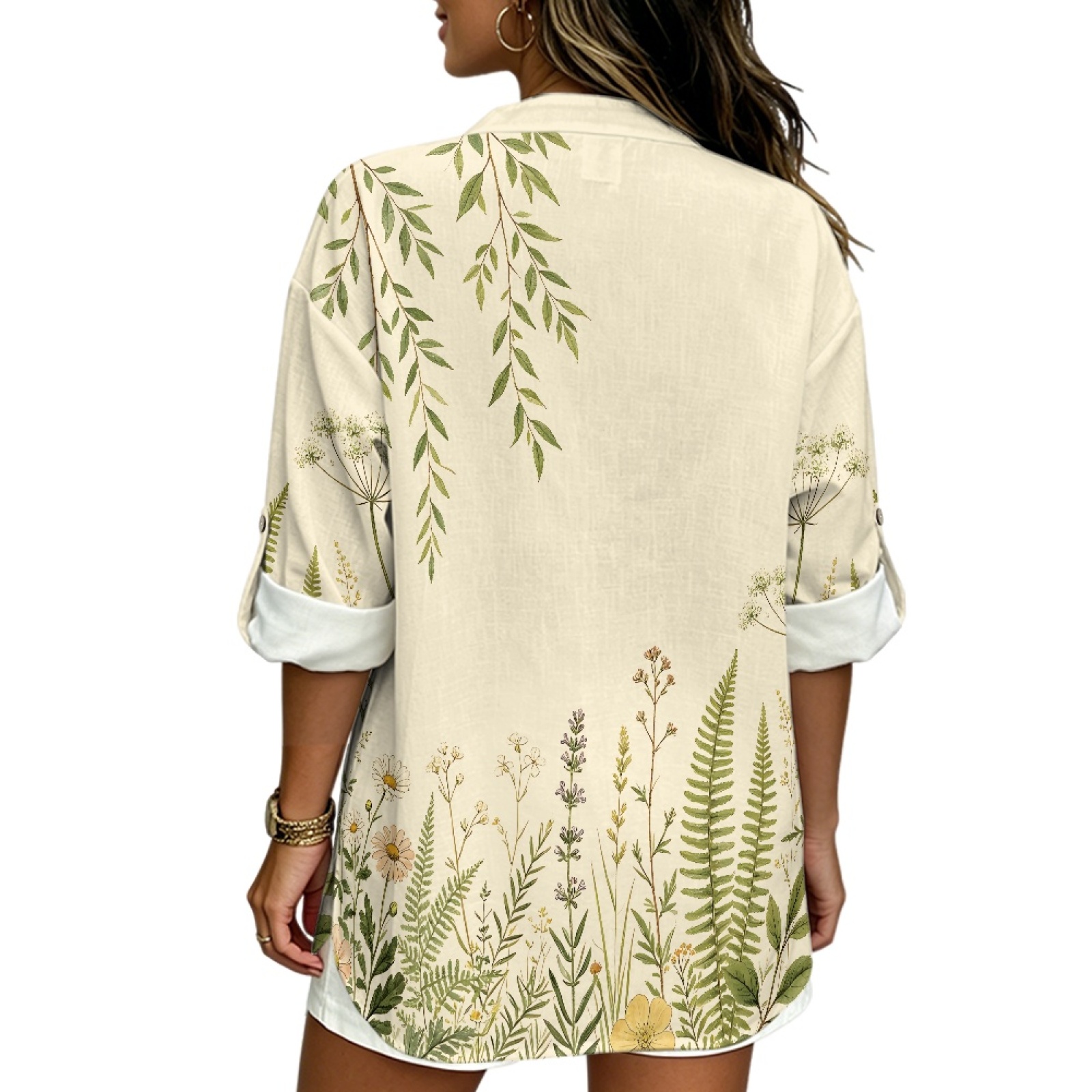 INSTANTARTS Women'S Linen V-Ne - огляд і ціна Linen Shirt Breathable