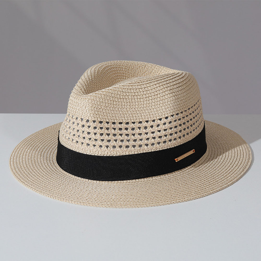 classic straw hat summer Men P - огляд і ціна Bucket Hat Straw