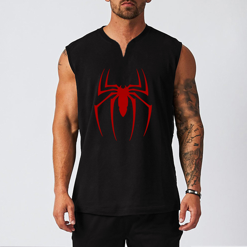 Red Spider Printed Gym Fitness - огляд і ціна Tank Top Muscle