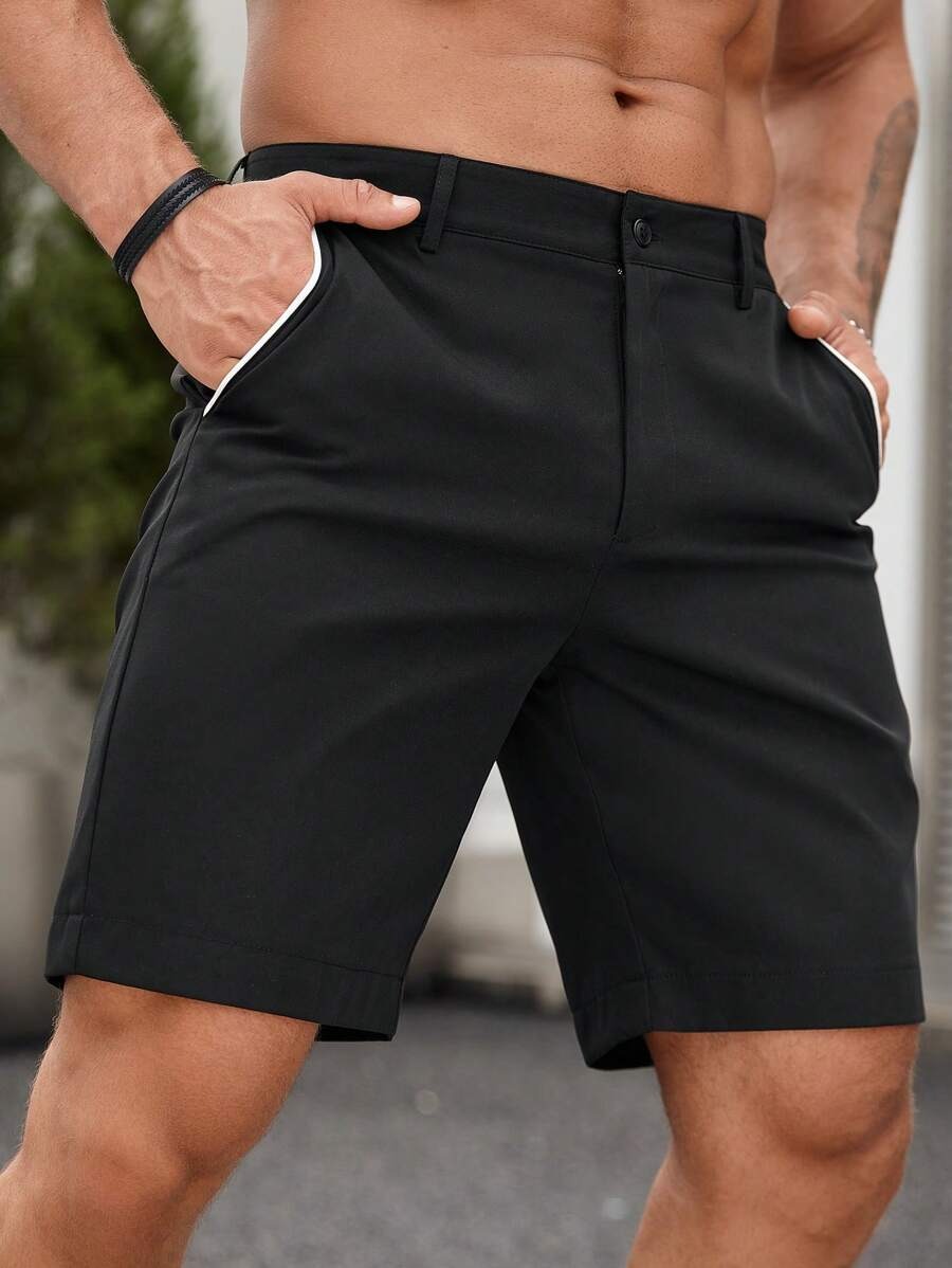 Men's Contrast Trim Chino Shor - огляд і ціна Shorts Chino Slim