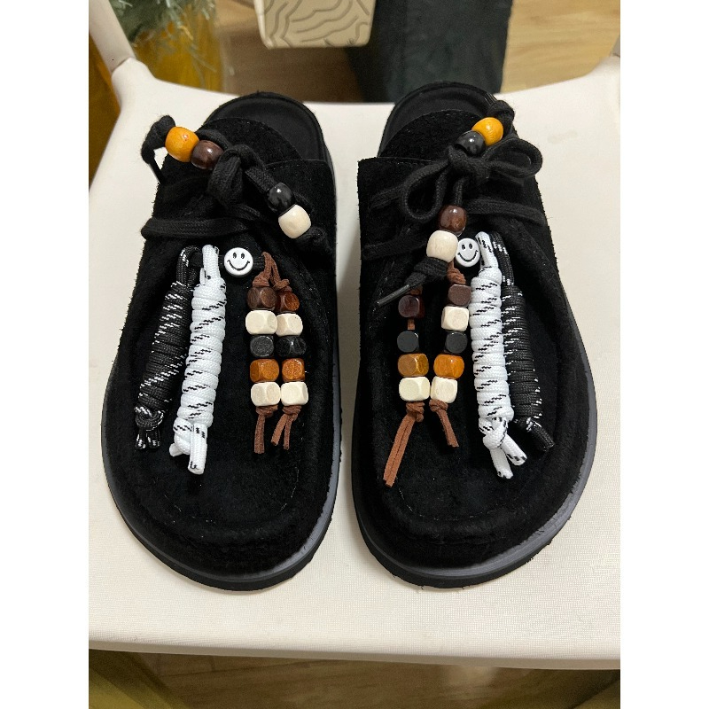 Women Men Clogs Cow Suede Leat - огляд і ціна Flip Flop Leather Men