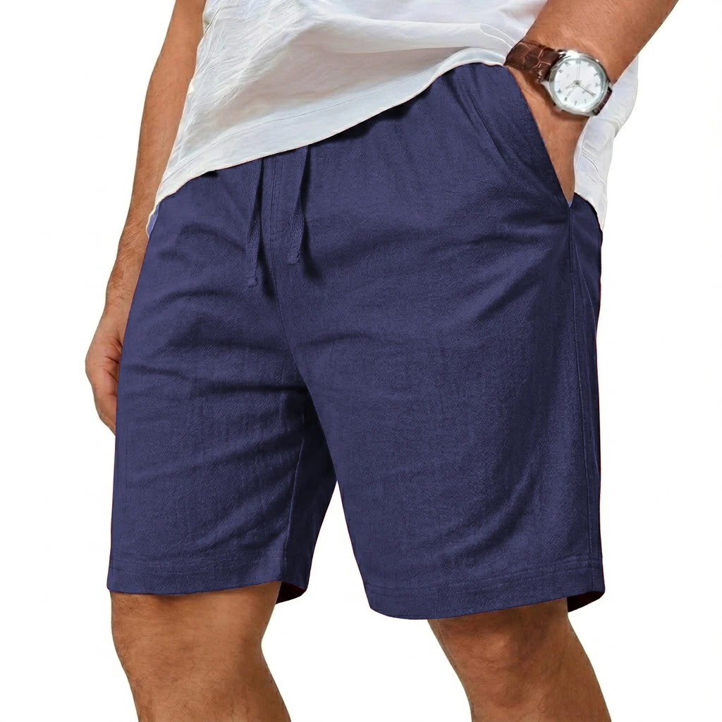 Oversized Cotton Linen Shorts  - огляд і ціна Short Linen Drawstring