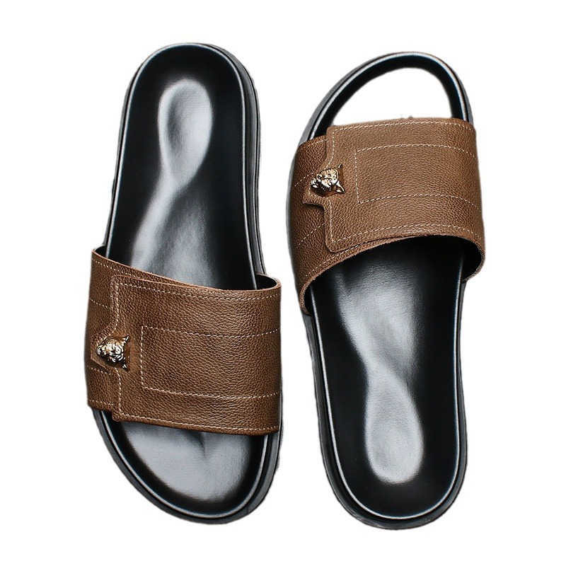 2025 New Genuine Leather Slipp - огляд і ціна Flip Flop Leather Men