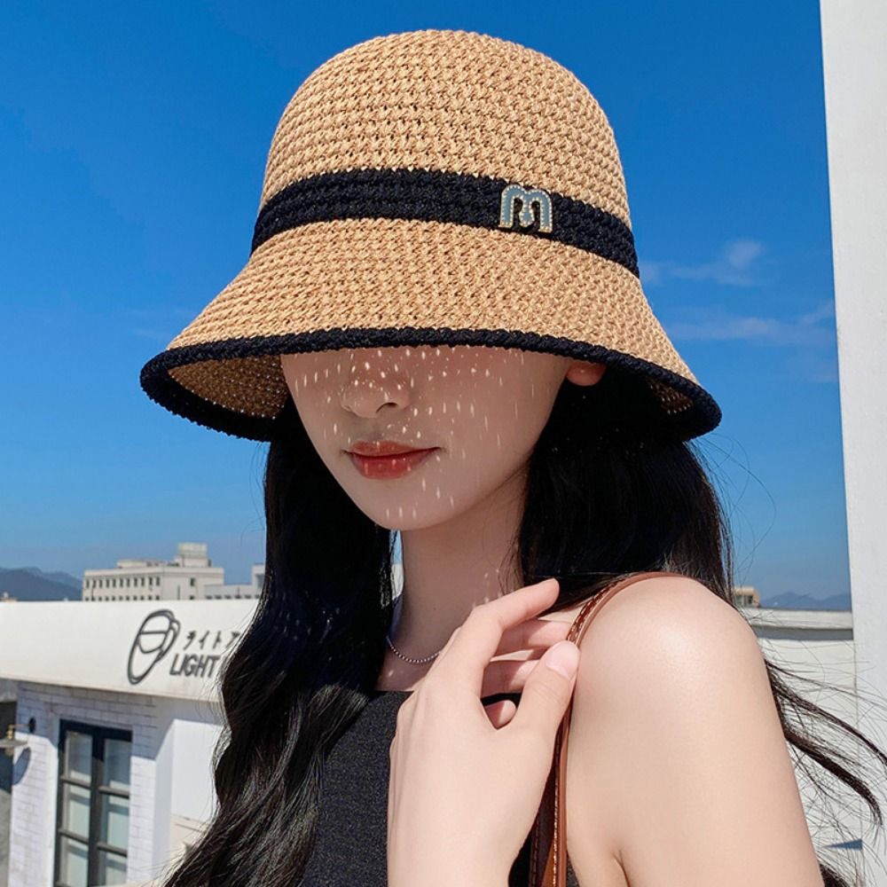 Elegant Bow Fisherman Hat Fold - огляд і ціна Bucket Hat Straw