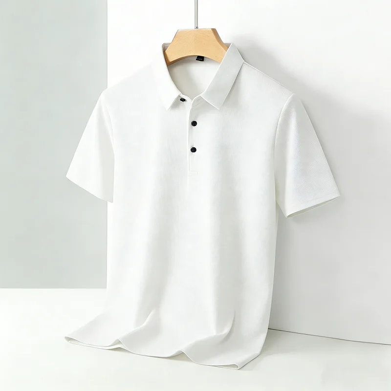 Men's Classic Collar Short Sle - огляд і ціна Polo Shirt Pique