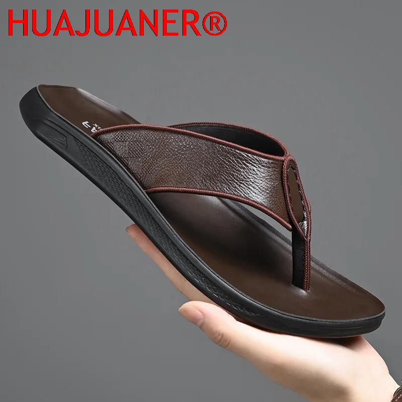 Casual Outdoor Men's Sandals S - огляд і ціна Flip Flop Leather Men