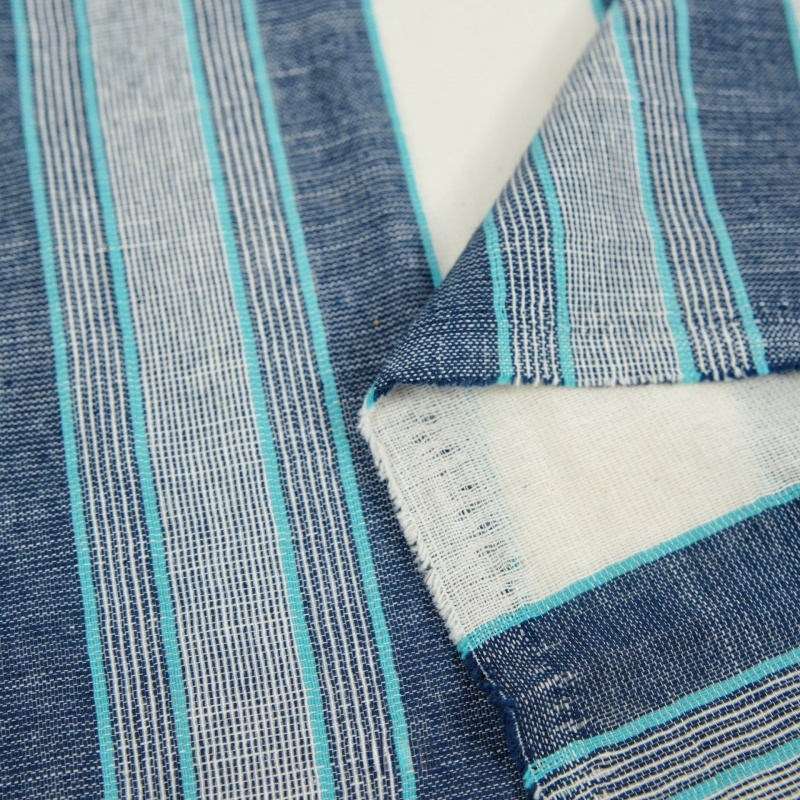 2Yards Fresh and artistic Blue - огляд і ціна Linen Shirt Breathable